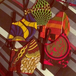 African print mask reusable washable reversible